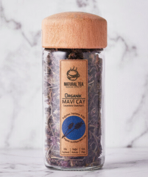 Blue Lavender Tea Jar