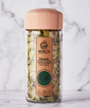 Olympischer Bergtee im Glas